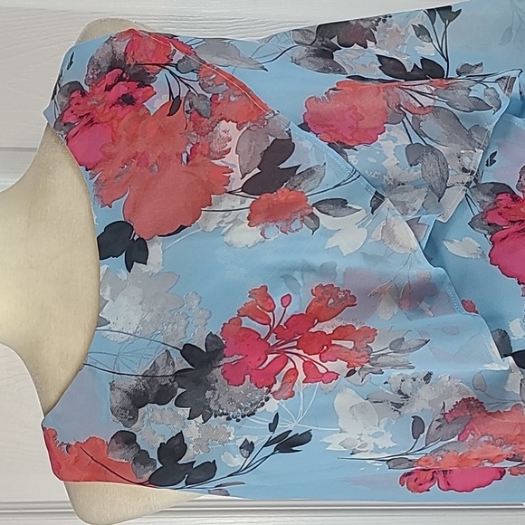 S.L. Fashions Chiffon Dress NWT - Picture 2 of 15